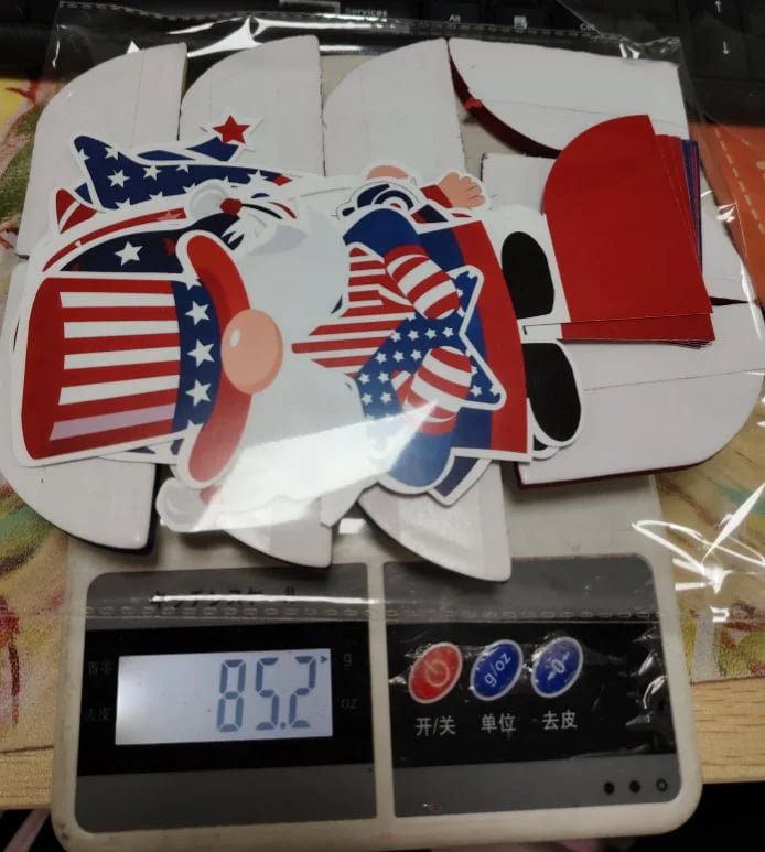 4th of July Honeycomb Gnome Decorations — Style A — additional product view 1