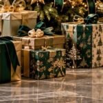 Ribboned Gift Box Set (Emerald & Gold)