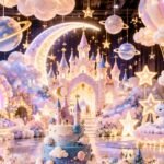 Fantasy Castle & Crescent Moon Installation