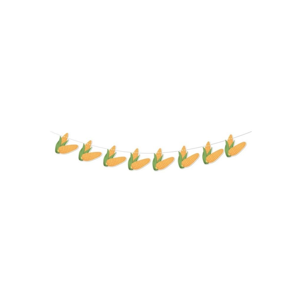 Thanksgiving Corn Bunting Banner — Harvest Garland