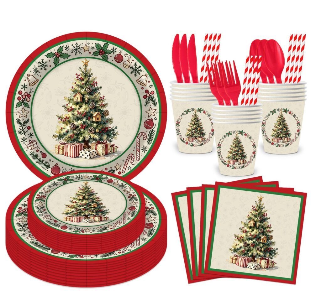 DAYO-PT-001 — full party tableware set hero view