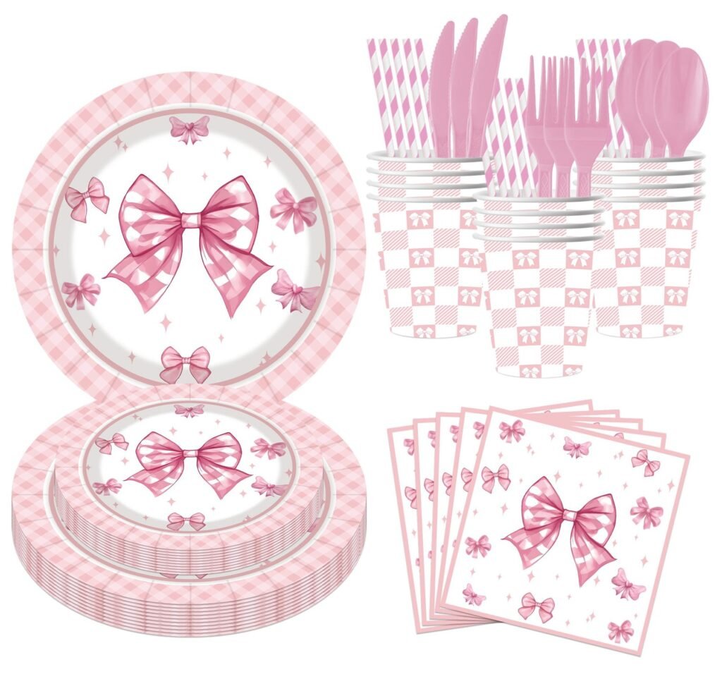 DAYO-PT-007 — full party tableware set hero view