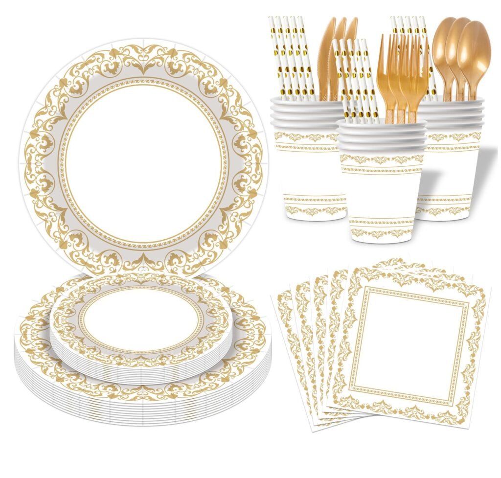 DAYO-PT-009 — full party tableware set hero view