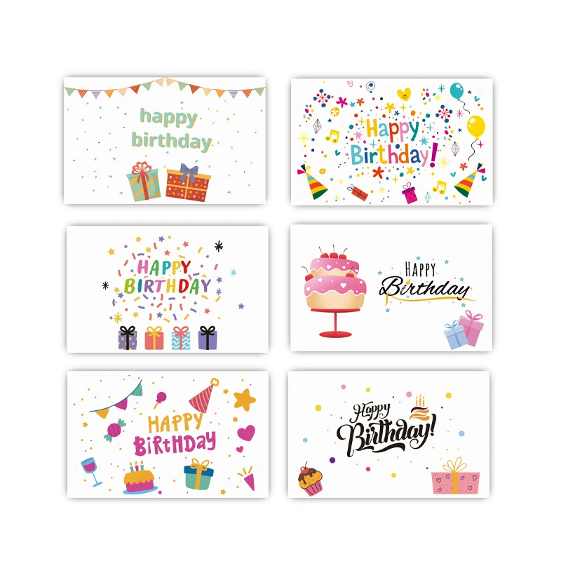 Birthday Greeting Card - Cake 01 — decorative set
