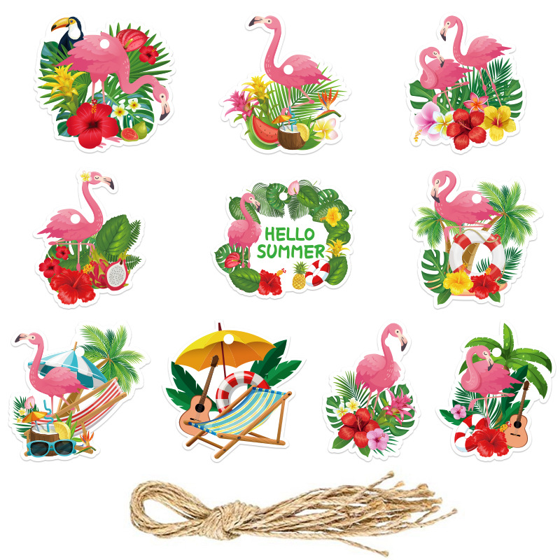 Flamingo Hanging Decoration — decorative set