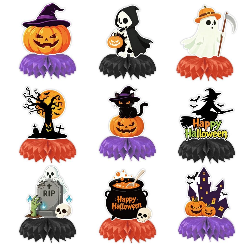 Halloween Honeycomb Decorations — Style E