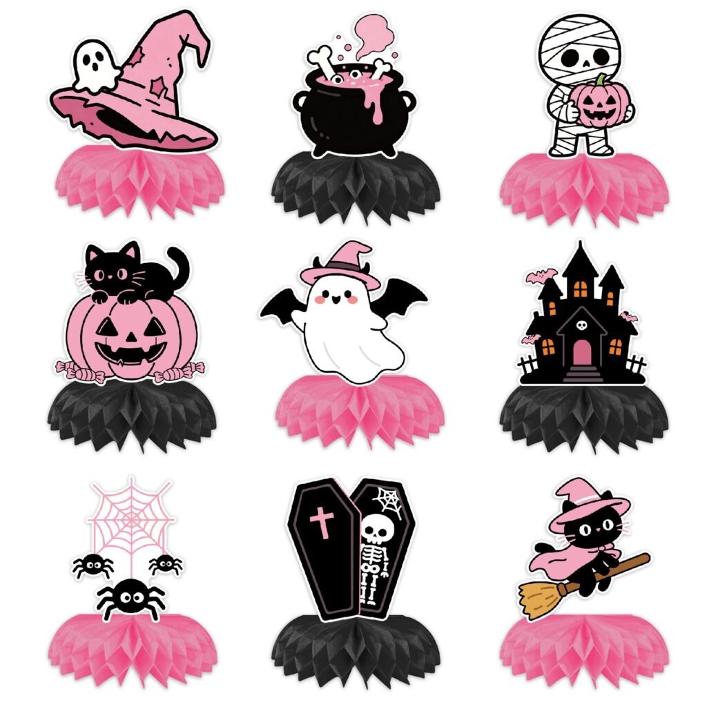 Halloween Honeycomb Decorations — Style F