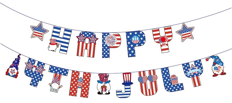 4th of July Stars and Stripes Bunting