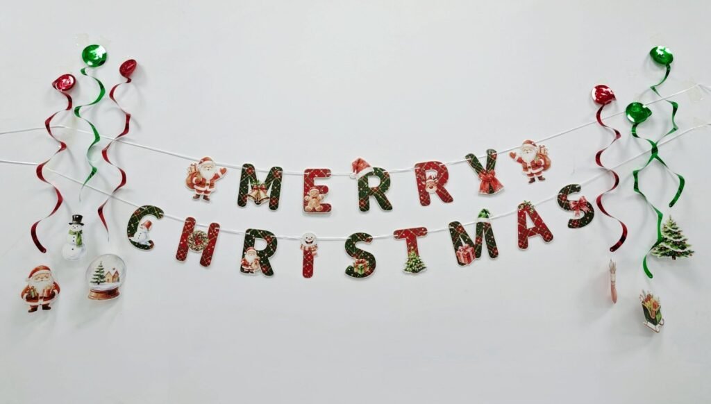 Christmas Spiral Cake Topper Set — Style G